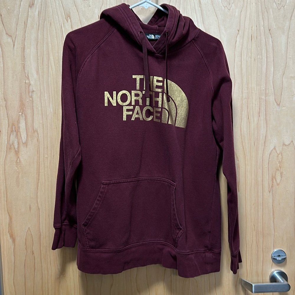 The North Face Maroon & Gold Hoodie